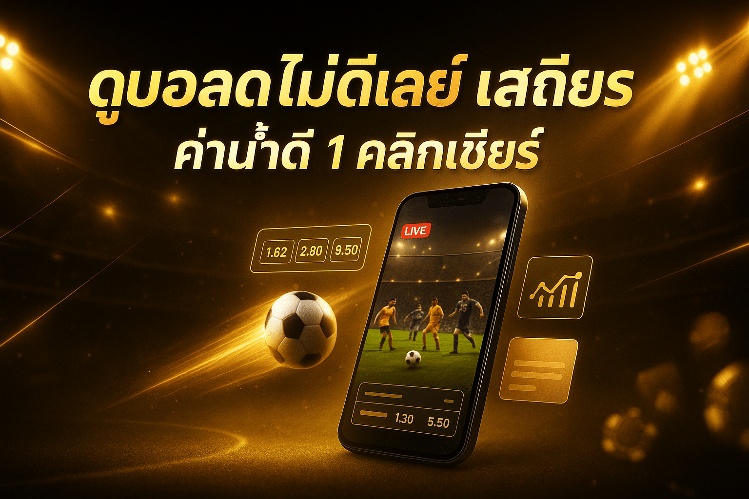 ดูบอลสดไม่ดีเลย์