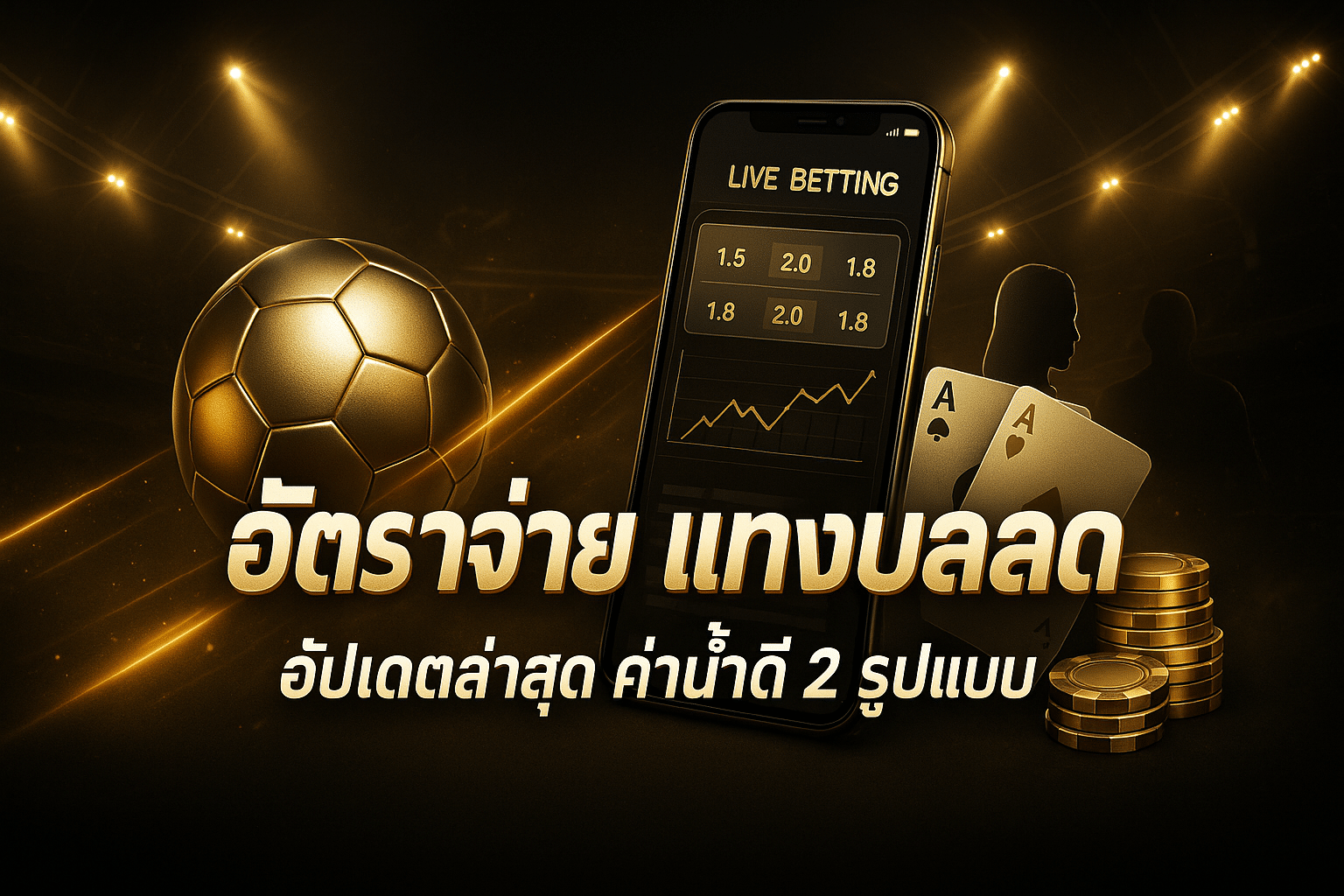 อัตราจ่าย แทงบอลสด