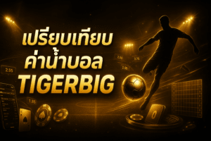 เปรียบเทียบ ค่าน้ำบอล TIGERBIG
