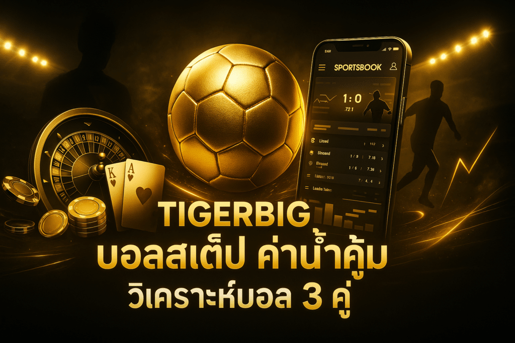 TIGERBIG บอลสเต็ป ค่าน้ำคุ้ม
