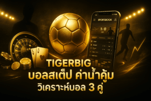 TIGERBIG บอลสเต็ป ค่าน้ำคุ้ม
