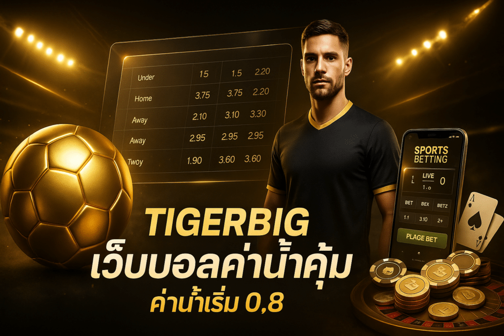 TIGERBIG เว็บบอลค่าน้ำคุ้ม